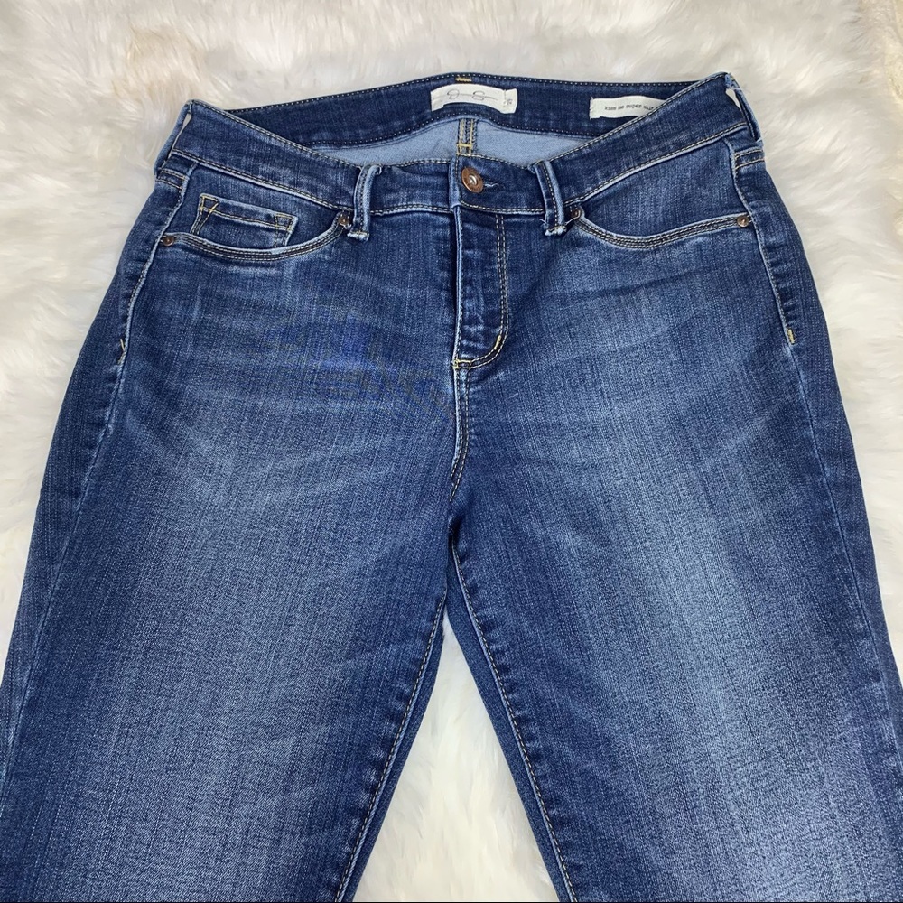 Jessica Simpson Kiss Me Super Skinny Blue Jean - Picture 5 of 13